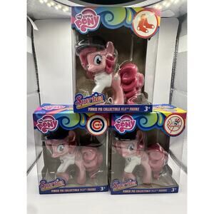 My Little Pony Pinkie Pie Sporties MLB Edition Yankees, Cubs & R. Sox Set of 3